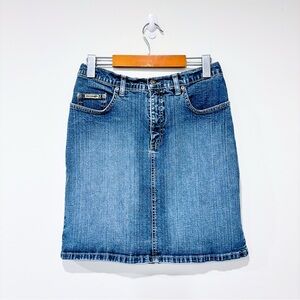 POINT ZERO Blue denim skirt